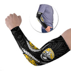 Taranaki 2026 Rugby Custom Arm Sleeves NZ Maori Silver Fern