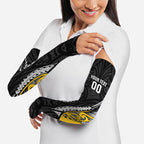 Taranaki 2026 Rugby Custom Arm Sleeves NZ Maori Silver Fern