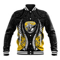 Taranaki 2026 Rugby Custom Baseball Jacket NZ Maori Silver Fern