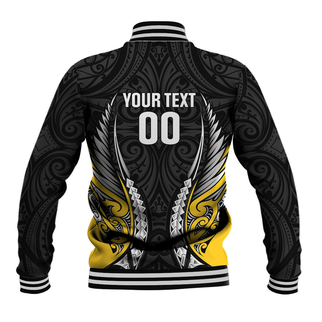 Taranaki 2026 Rugby Custom Baseball Jacket NZ Maori Silver Fern