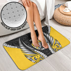 Taranaki 2026 Rugby Custom Bathroom Set NZ Maori Silver Fern