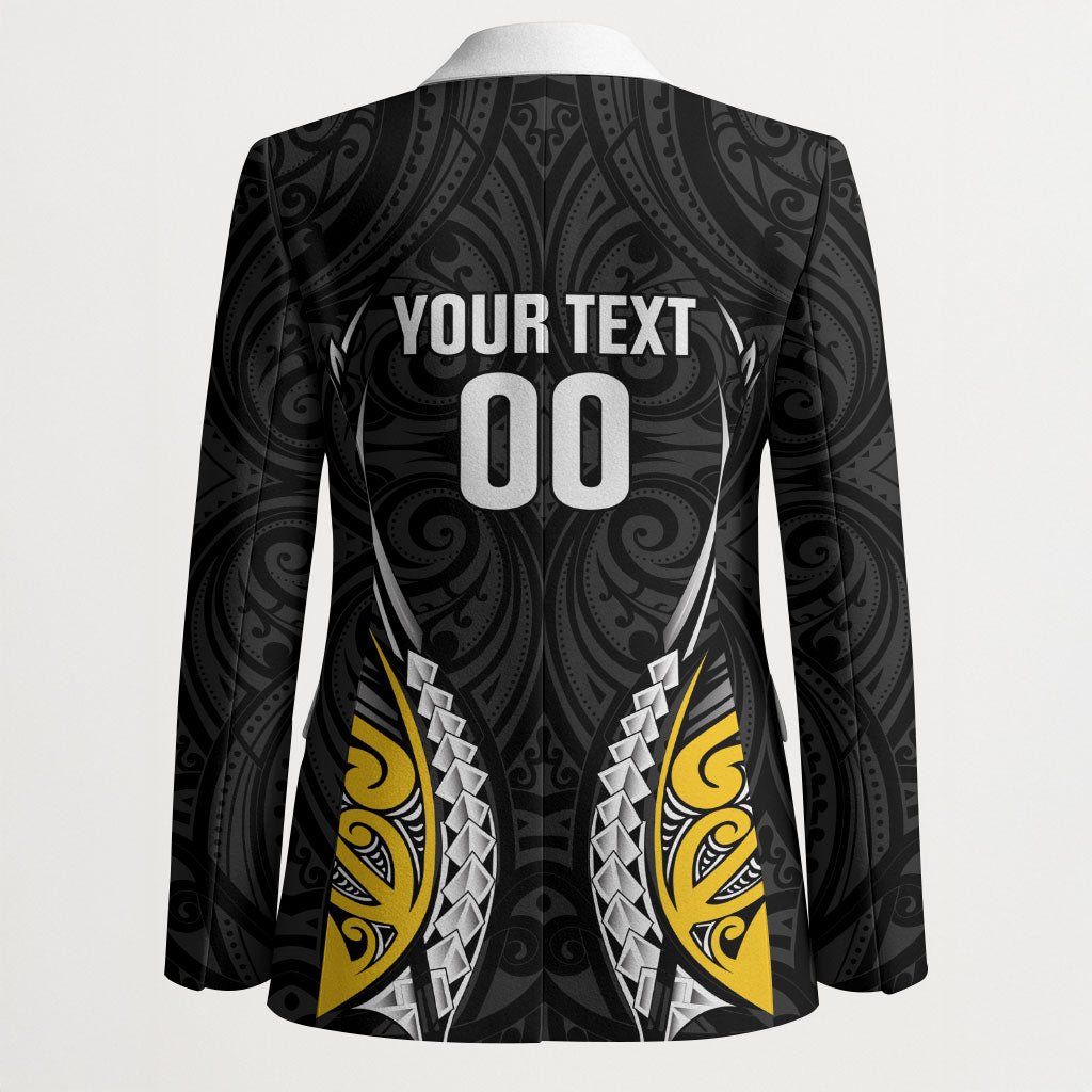 Taranaki 2026 Rugby Custom Blazer NZ Maori Silver Fern