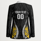 Taranaki 2026 Rugby Custom Blazer NZ Maori Silver Fern