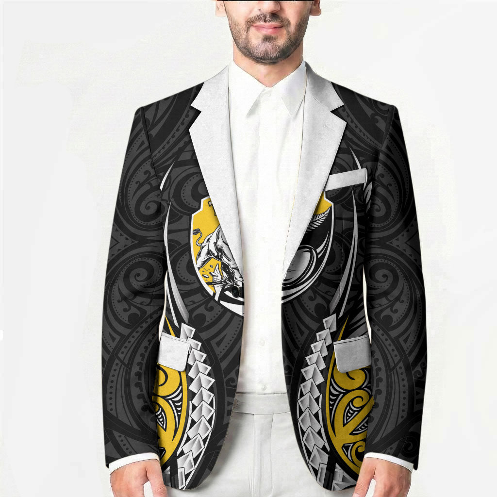 Taranaki 2026 Rugby Custom Blazer NZ Maori Silver Fern