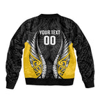 Taranaki 2026 Rugby Custom Bomber Jacket NZ Maori Silver Fern