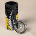 Taranaki 2026 Rugby Custom 4 in 1 Can Cooler Tumbler NZ Maori Silver Fern