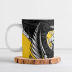 Taranaki 2026 Rugby Custom Ceramic Mug NZ Maori Silver Fern