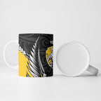 Taranaki 2026 Rugby Custom Ceramic Mug NZ Maori Silver Fern