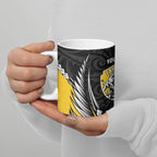 Taranaki 2026 Rugby Custom Ceramic Mug NZ Maori Silver Fern