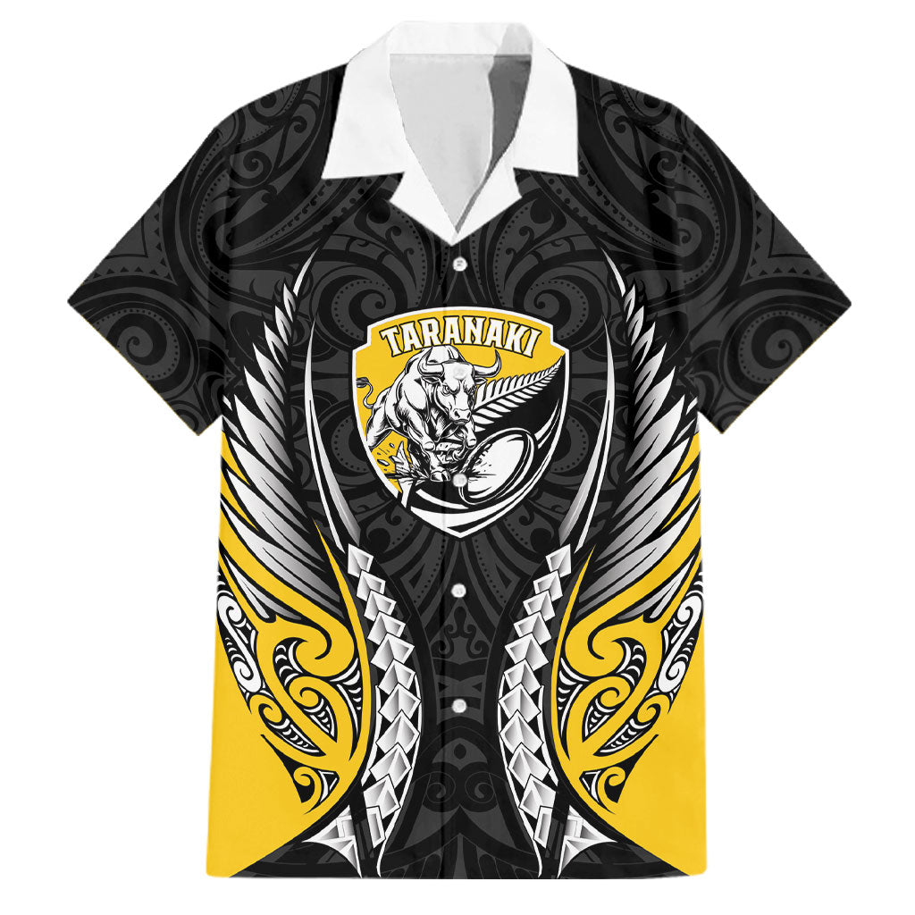 Taranaki 2026 Rugby Custom Family Matching Long Sleeve Bodycon Dress and Hawaiian Shirt NZ Maori Silver Fern