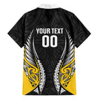 Taranaki 2026 Rugby Custom Family Matching Long Sleeve Bodycon Dress and Hawaiian Shirt NZ Maori Silver Fern