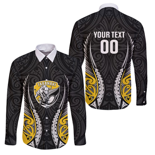 Taranaki 2026 Rugby Custom Family Matching Off Shoulder Short Dress and Hawaiian Shirt NZ Maori Silver Fern