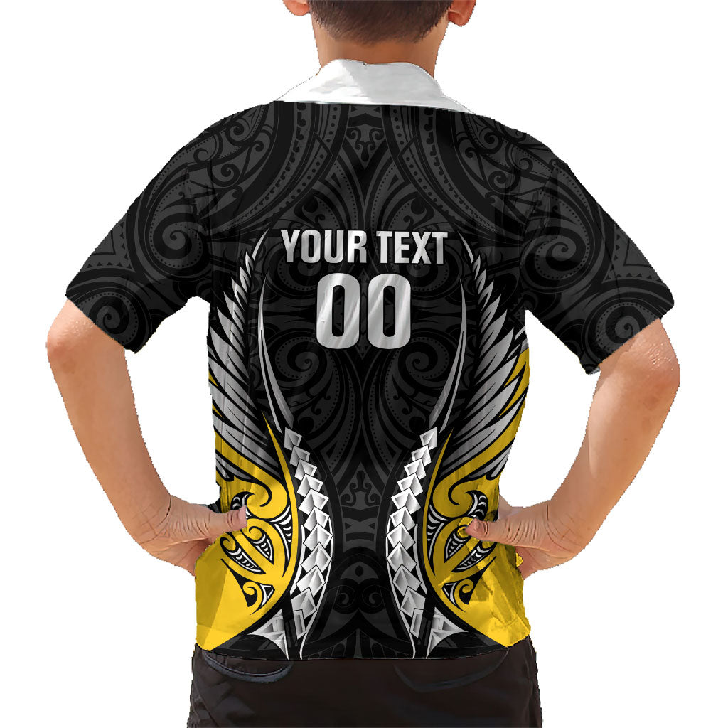 Taranaki 2026 Rugby Custom Family Matching Tank Maxi Dress and Hawaiian Shirt NZ Maori Silver Fern