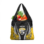 Taranaki 2026 Rugby Custom Grocery Bag NZ Maori Silver Fern