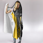 Taranaki 2026 Rugby Custom Hooded Blanket NZ Maori Silver Fern
