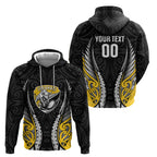 Taranaki 2026 Rugby Custom Hoodie NZ Maori Silver Fern