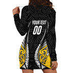 Taranaki 2026 Rugby Custom Hoodie Dress NZ Maori Silver Fern