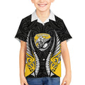 Taranaki 2026 Rugby Custom Kid Hawaiian Shirt NZ Maori Silver Fern