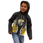 Taranaki 2026 Rugby Custom Kid Hoodie NZ Maori Silver Fern