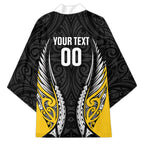 Taranaki 2026 Rugby Custom Kimono NZ Maori Silver Fern