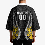 Taranaki 2026 Rugby Custom Kimono NZ Maori Silver Fern
