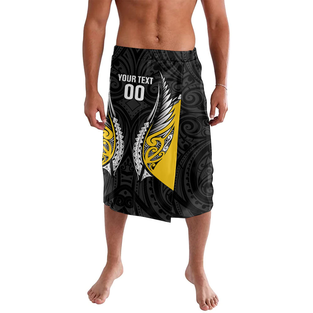 Taranaki 2026 Rugby Custom Lavalava NZ Maori Silver Fern