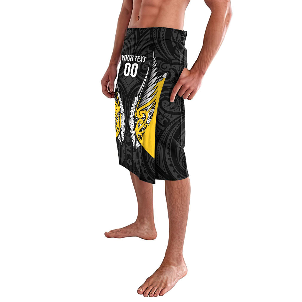 Taranaki 2026 Rugby Custom Lavalava NZ Maori Silver Fern