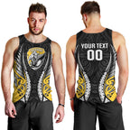 Taranaki 2026 Rugby Custom Men Tank Top NZ Maori Silver Fern