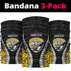 Taranaki 2026 Rugby Custom Neck Gaiter NZ Maori Silver Fern