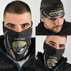 Taranaki 2026 Rugby Custom Neck Gaiter NZ Maori Silver Fern