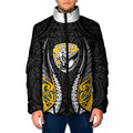 Taranaki 2026 Rugby Custom Padded Jacket NZ Maori Silver Fern