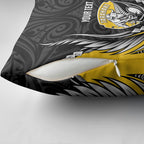 Taranaki 2026 Rugby Custom Pillow Cover NZ Maori Silver Fern