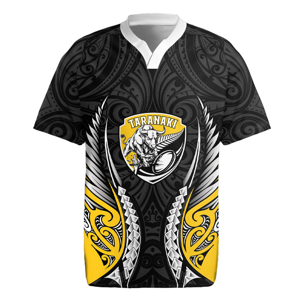 Taranaki 2026 Rugby Custom Rugby Jersey NZ Maori Silver Fern