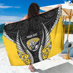 Taranaki 2026 Rugby Custom Sarong NZ Maori Silver Fern
