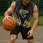 Taranaki 2026 Rugby Custom Sleeveless Hoodie NZ Maori Silver Fern