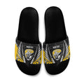 Taranaki 2026 Rugby Custom Slide Sandals NZ Maori Silver Fern