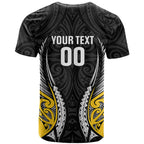 Taranaki 2026 Rugby Custom T Shirt NZ Maori Silver Fern