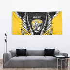 Taranaki 2026 Rugby Custom Tapestry NZ Maori Silver Fern