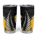 Taranaki 2026 Rugby Custom Tumbler Cup NZ Maori Silver Fern