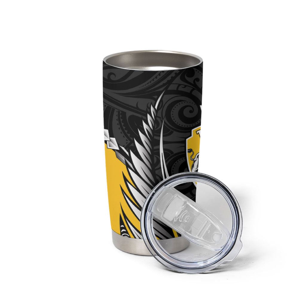 Taranaki 2026 Rugby Custom Tumbler Cup NZ Maori Silver Fern
