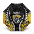 Taranaki 2026 Rugby Custom Umbrella NZ Maori Silver Fern