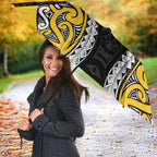 Taranaki 2026 Rugby Custom Umbrella NZ Maori Silver Fern