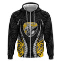 Taranaki 2026 Rugby Custom Zip Hoodie NZ Maori Silver Fern