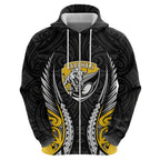 Taranaki 2026 Rugby Custom Zip Hoodie NZ Maori Silver Fern