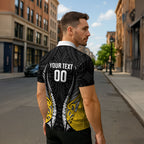 Taranaki 2026 Rugby Custom Zipper Polo Shirt NZ Maori Silver Fern