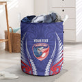 Tasman Bay 2026 Rugby Custom Laundry Basket NZ Maori Silver Fern