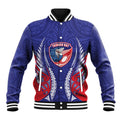 Tasman Bay 2026 Rugby Custom Baseball Jacket NZ Maori Silver Fern