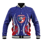 Tasman Bay 2026 Rugby Custom Baseball Jacket NZ Maori Silver Fern