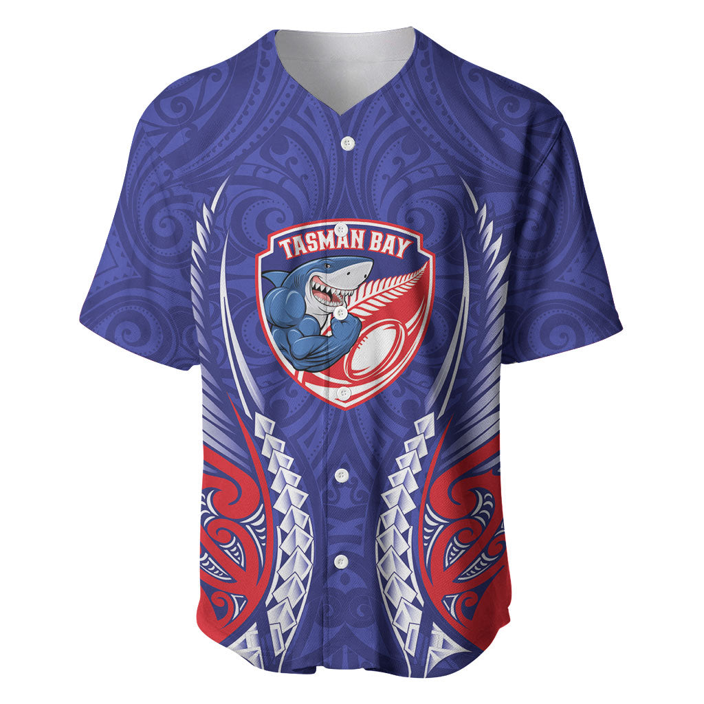 Tasman Bay 2026 Rugby Custom Baseball Jersey NZ Maori Silver Fern