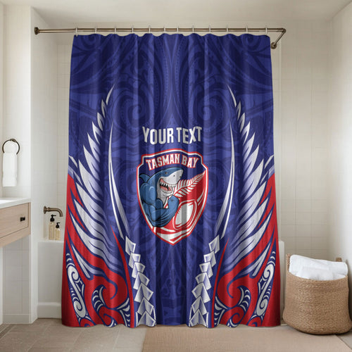 Tasman Bay 2026 Rugby Custom Bathroom Set NZ Maori Silver Fern